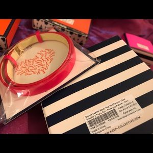 KEEP COLLECTIVE -Double Pink/Tan Leather Bracelet